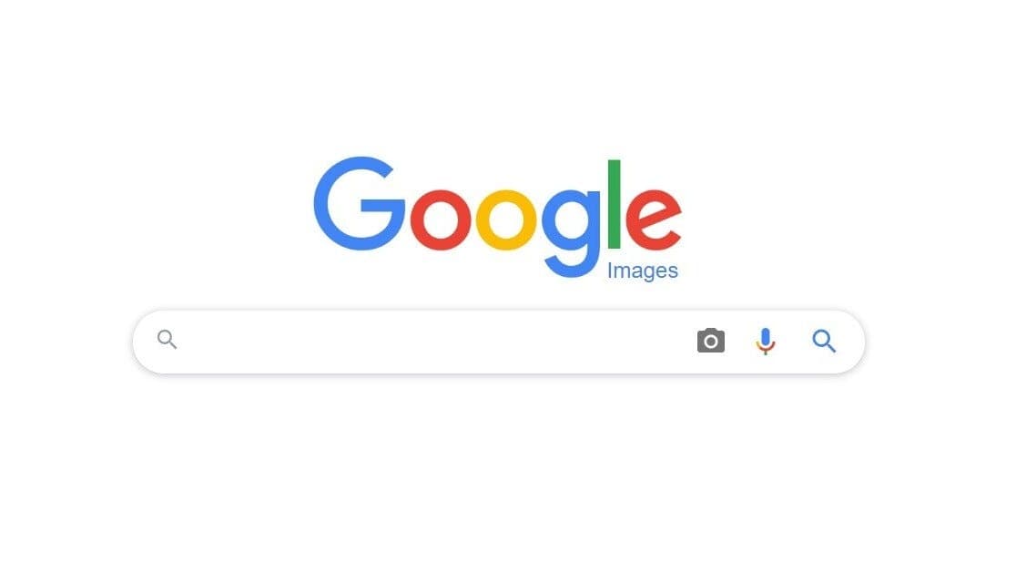 Google Images search page with a single central search box