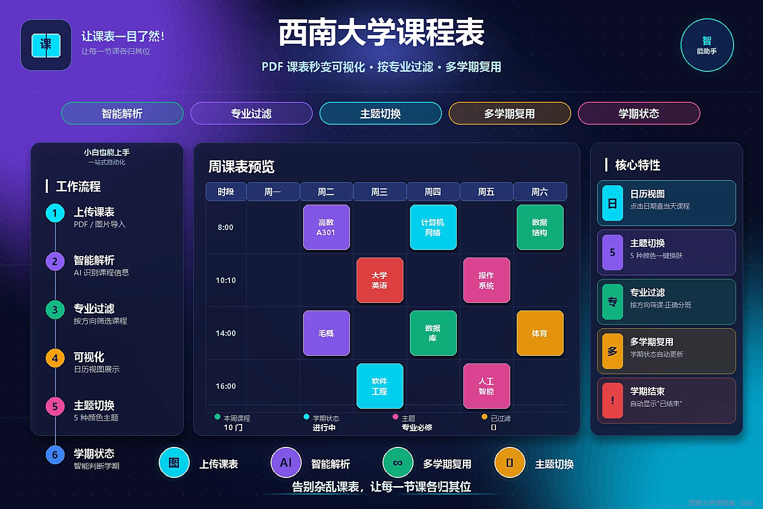 课程表封面