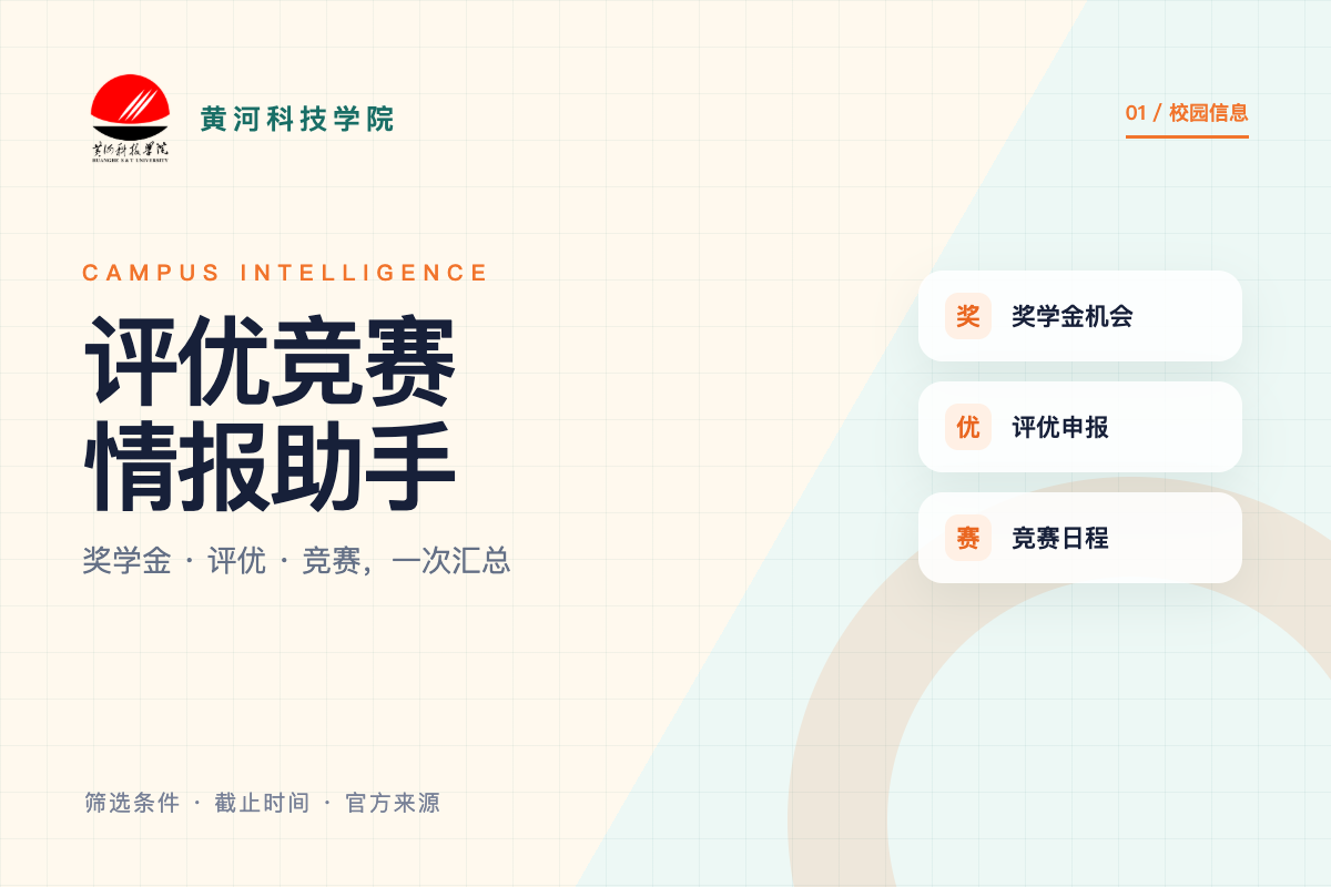 评优竞赛情报助手封面